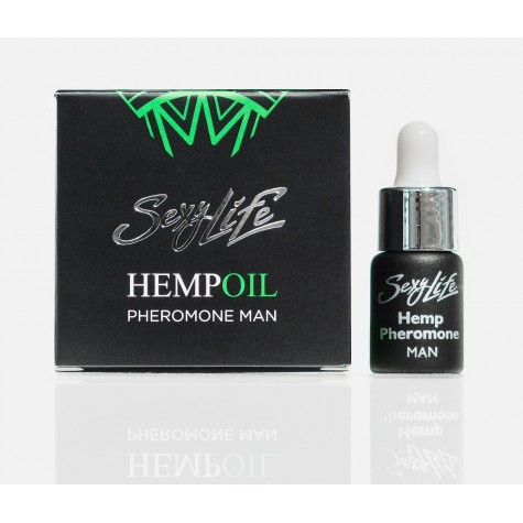 Мужские духи с феромонами Sexy Life HEMPOIL man - 5 мл.