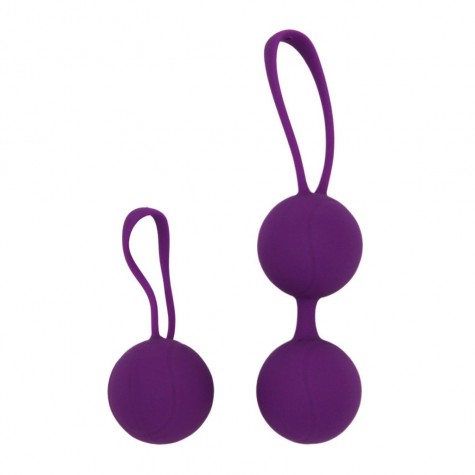 Фиолетовый набор для тренировки вагинальных мышц Kegel Balls