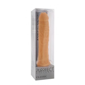 Телесный вибратор-реалистик PURRFECT SILICONE CLASSIC 8.5INCH - 21,5 см.